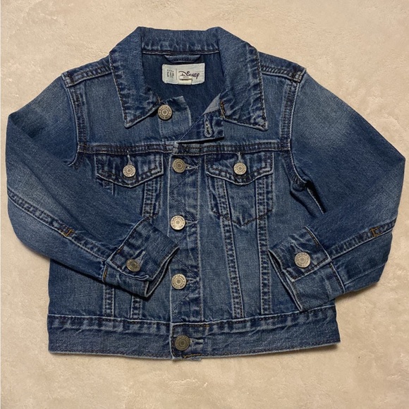 ‼️SOLD‼️Gap Mickey Mouse denim jacket - Picture 2 of 3